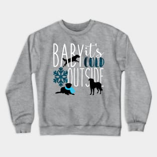 Winter Dog Christmas Crewneck Sweatshirt